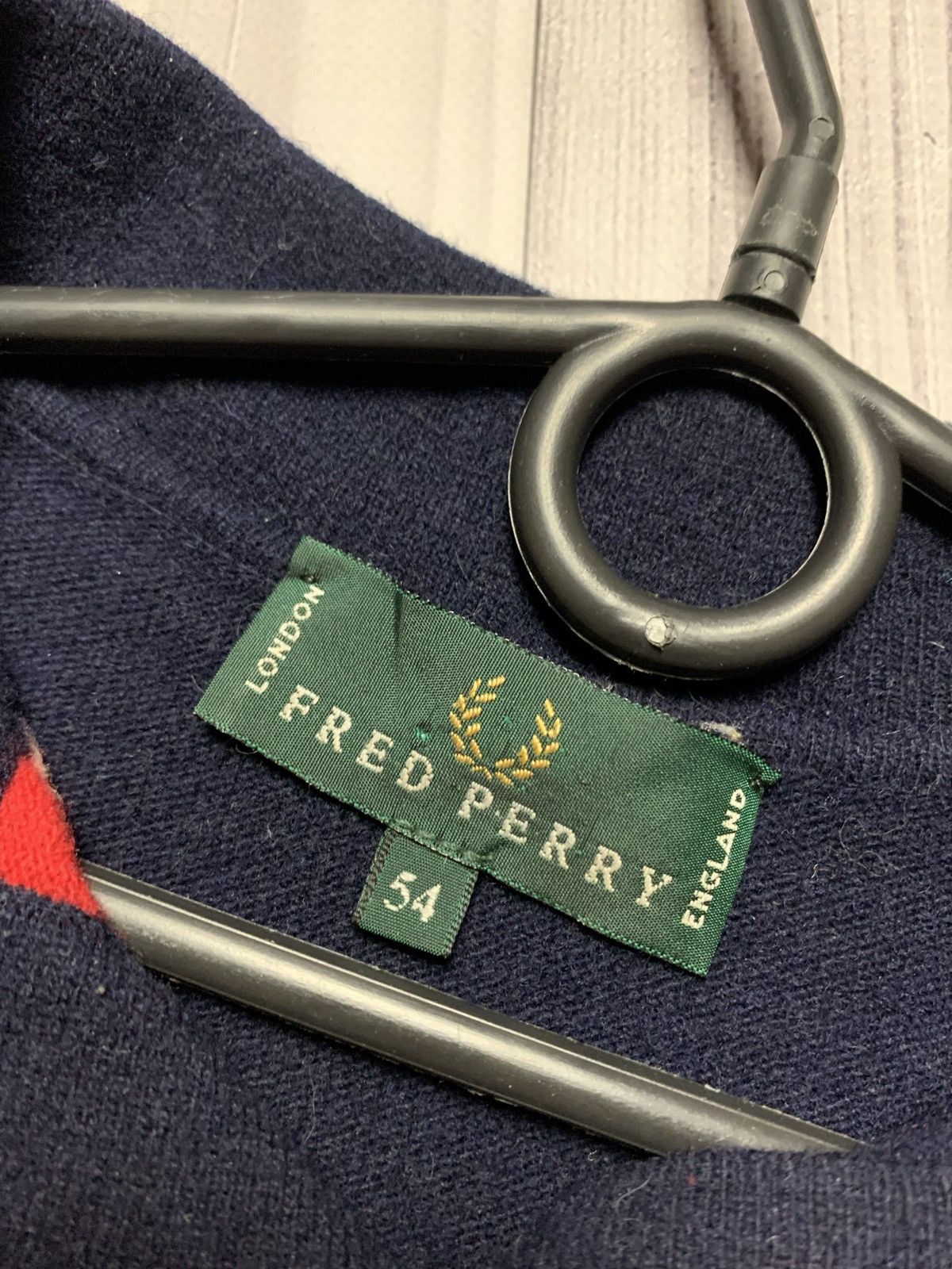 Fred Perry × Vintage Vintage Fred Perry diamond sweater long sleeve size M/L Size US L / EU 52-54 / 3 - 3 Thumbnail