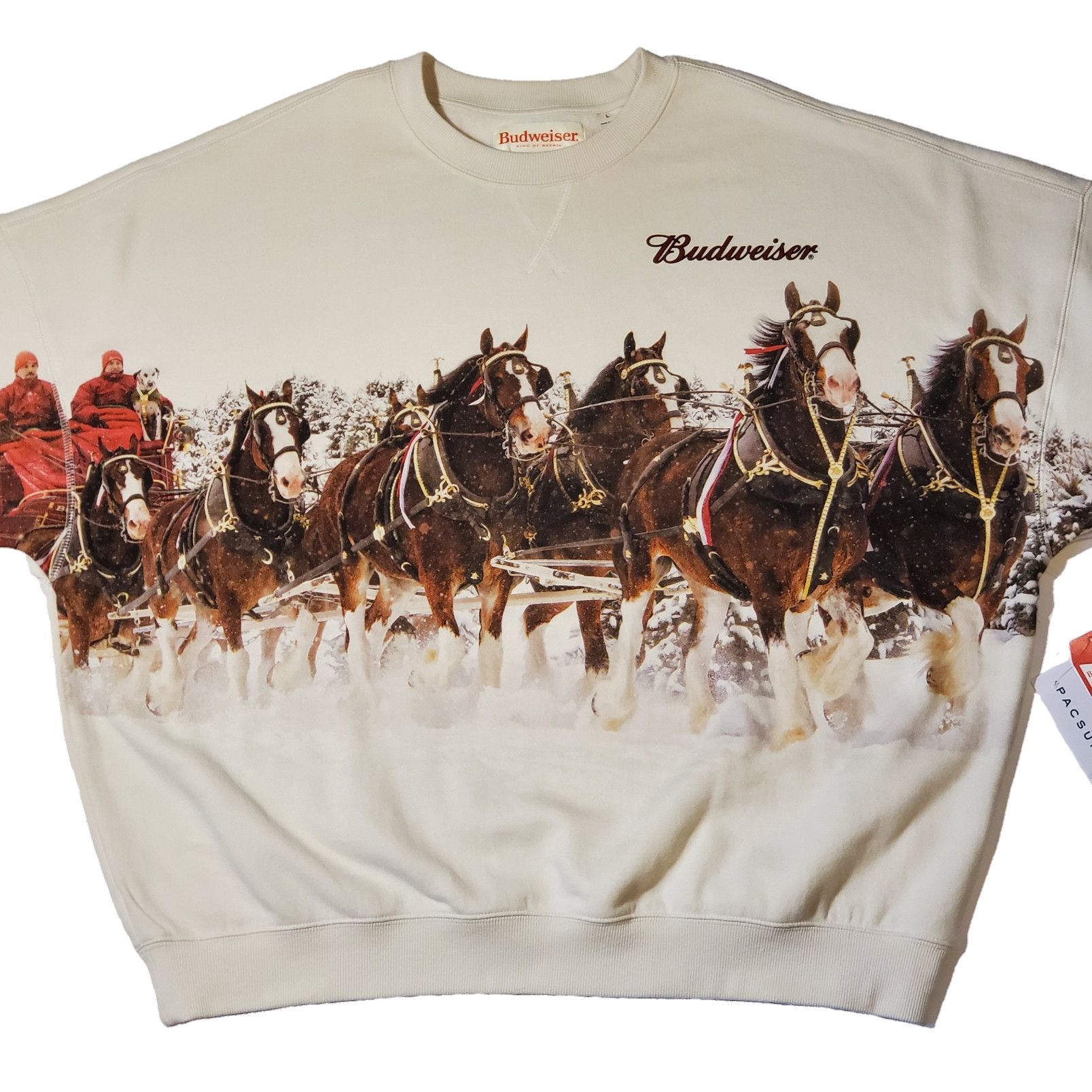 Budweiser on sale clydesdale sweater