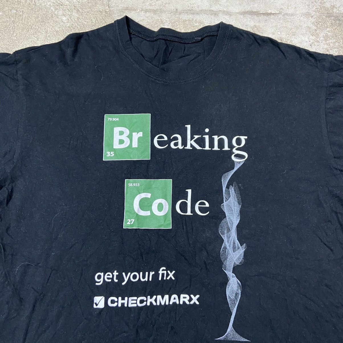 Vintage BREAKING BAD / CODE Y2K VINTAGE TEE SHIRT - № 153 Size US XL / EU 56 / 4 - 3 Thumbnail