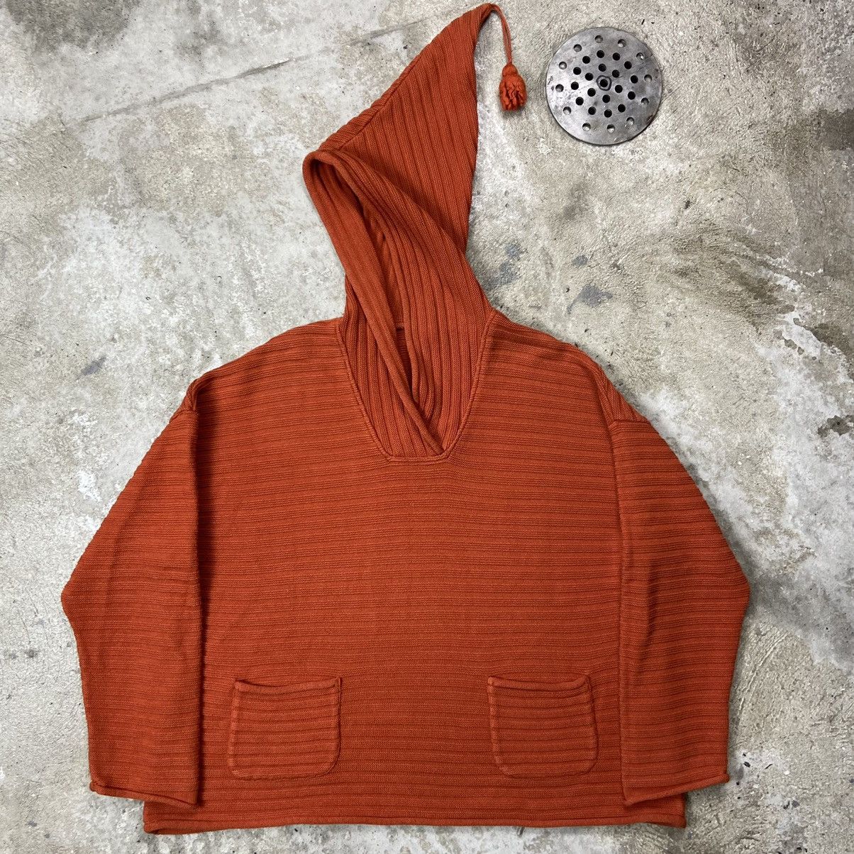 Vintage FRIDA ARCHIVE RASTA PONCHO KNITTED SWEATER HOODIE - № 1072 Size US L / EU 52-54 / 3 - 2 Thumbnail
