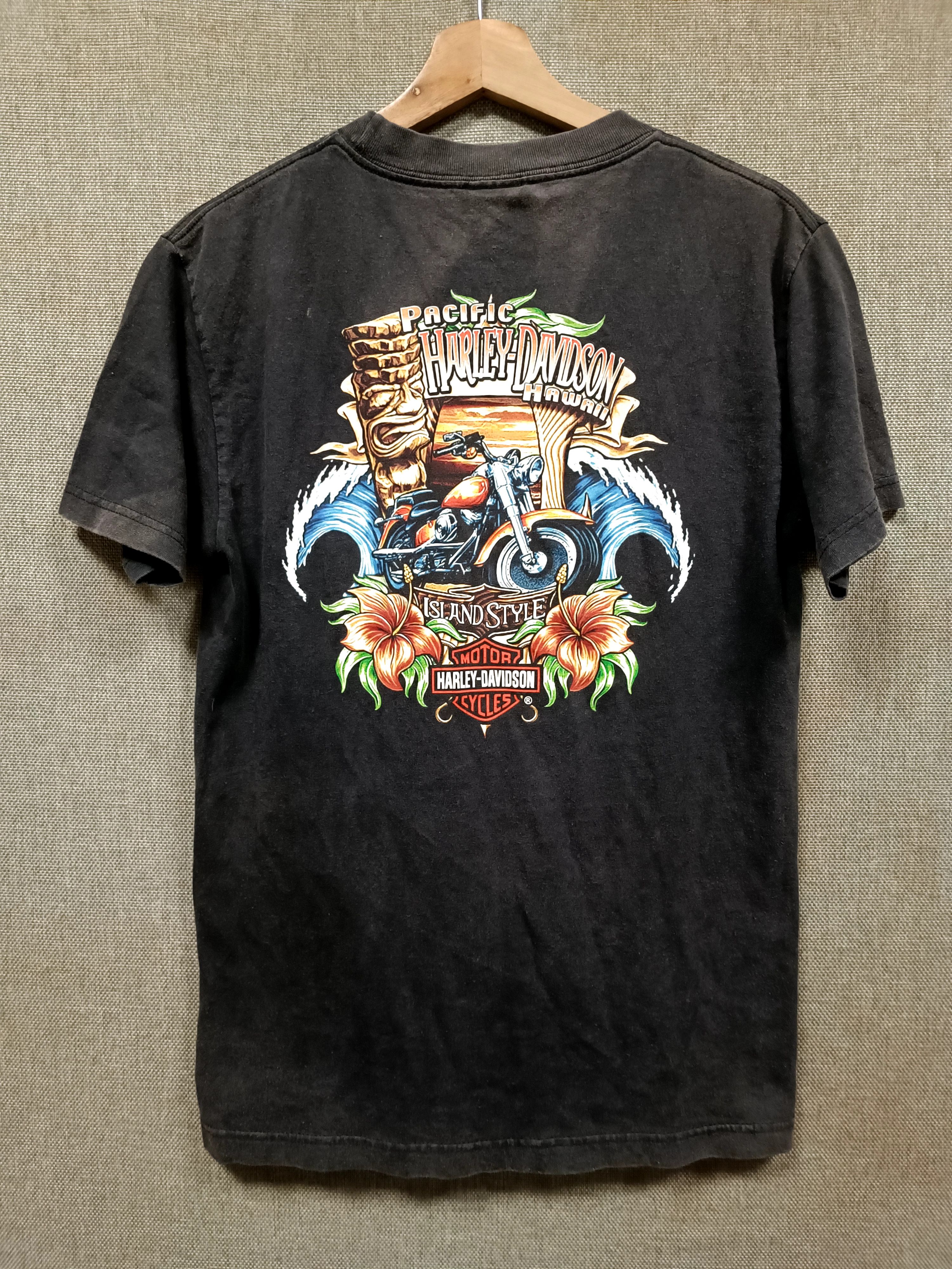Harley Davidson × Vintage vintage t shirt harley davidson distressed sunfaded Size US S / EU 44-46 / 1 - 1 Thumbnail