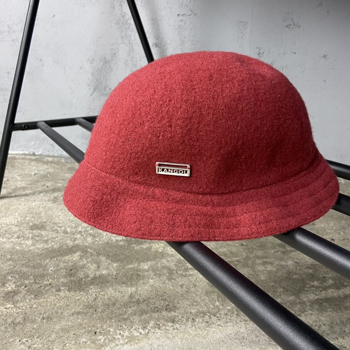 Kangol KANGOL 1990s VINTAGE WOOL PANAMA BUCKLE HAT - № 4054 Size ONE SIZE - 4 Thumbnail