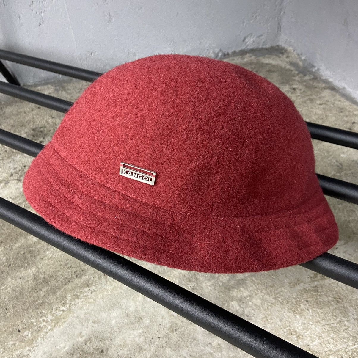 Kangol KANGOL 1990s VINTAGE WOOL PANAMA BUCKLE HAT - № 4054 Size ONE SIZE - 3 Thumbnail
