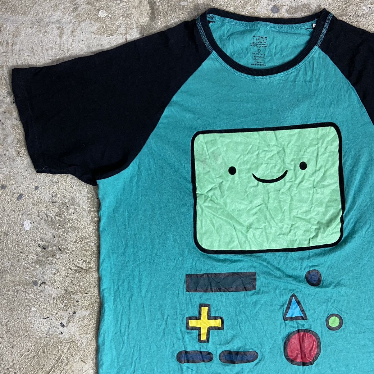 Cartoon Network Y2K BMO CUTE ADVENTURES TIME RARE CARTOON BOXY TEE - № 163 Size US L / EU 52-54 / 3 - 3 Thumbnail