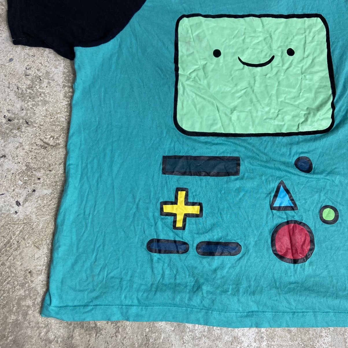 Cartoon Network Y2K BMO CUTE ADVENTURES TIME RARE CARTOON BOXY TEE - № 163 Size US L / EU 52-54 / 3 - 2 Thumbnail