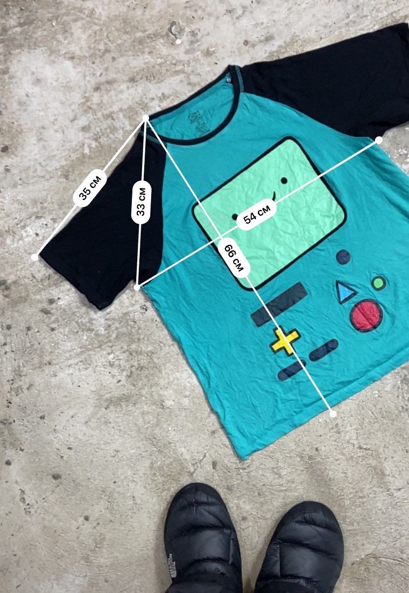 Cartoon Network Y2K BMO CUTE ADVENTURES TIME RARE CARTOON BOXY TEE - № 163 Size US L / EU 52-54 / 3 - 5 Thumbnail