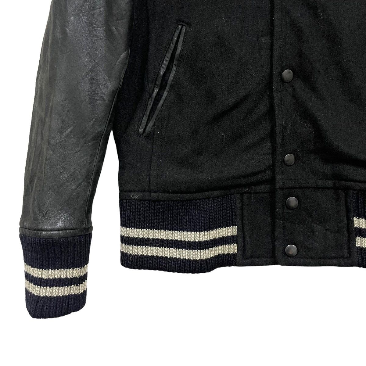 Hiroshi Fujiwara Japanese Brand Hiromichi Nakano Wool/Leather Varsity Jacket Size US M / EU 48-50 / 2 - 6 Thumbnail