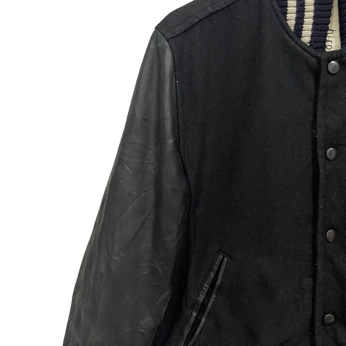 Hiroshi Fujiwara Japanese Brand Hiromichi Nakano Wool/Leather Varsity Jacket Size US M / EU 48-50 / 2 - 8 Thumbnail