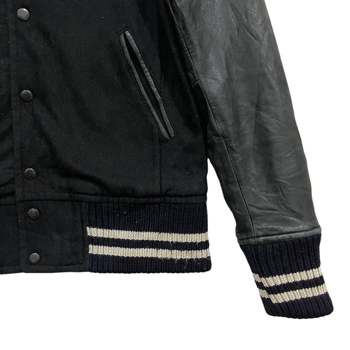 Hiroshi Fujiwara Japanese Brand Hiromichi Nakano Wool/Leather Varsity Jacket Size US M / EU 48-50 / 2 - 5 Thumbnail
