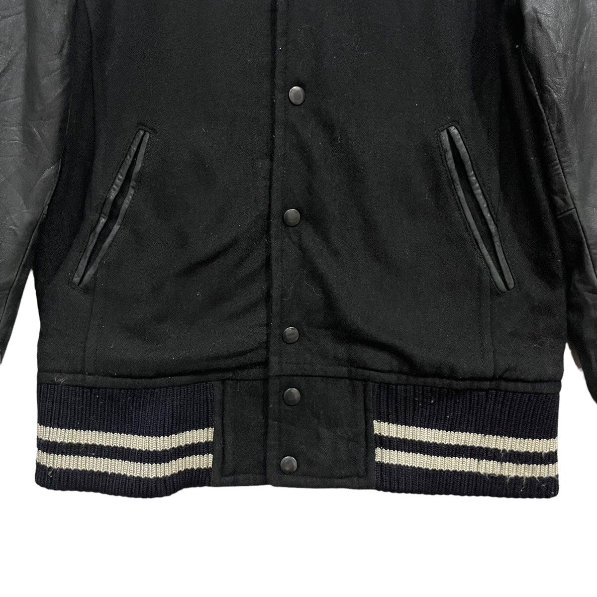 Hiroshi Fujiwara Japanese Brand Hiromichi Nakano Wool/Leather Varsity Jacket Size US M / EU 48-50 / 2 - 4 Thumbnail