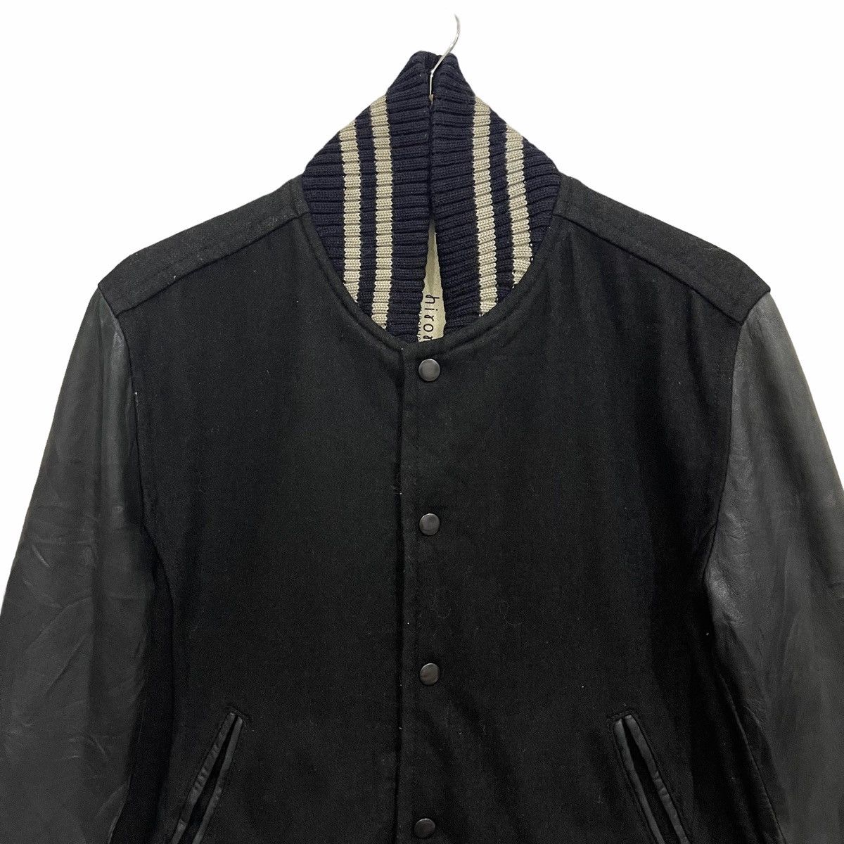 Hiroshi Fujiwara Japanese Brand Hiromichi Nakano Wool/Leather Varsity Jacket Size US M / EU 48-50 / 2 - 3 Thumbnail