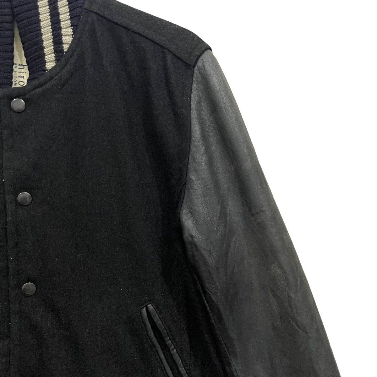 Hiroshi Fujiwara Japanese Brand Hiromichi Nakano Wool/Leather Varsity Jacket Size US M / EU 48-50 / 2 - 7 Thumbnail