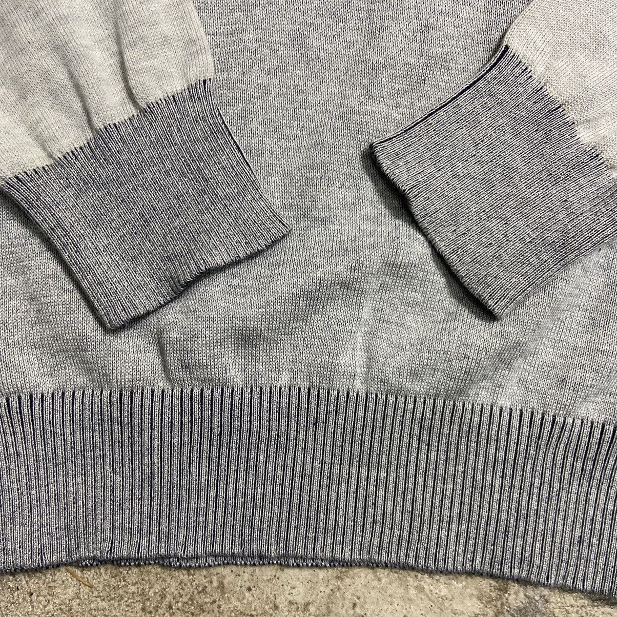 Fred Perry 1990s FRED PERRY AWESOME V NECK KNITTED SWEATER - № 1076 Size US XL / EU 56 / 4 - 5 Thumbnail