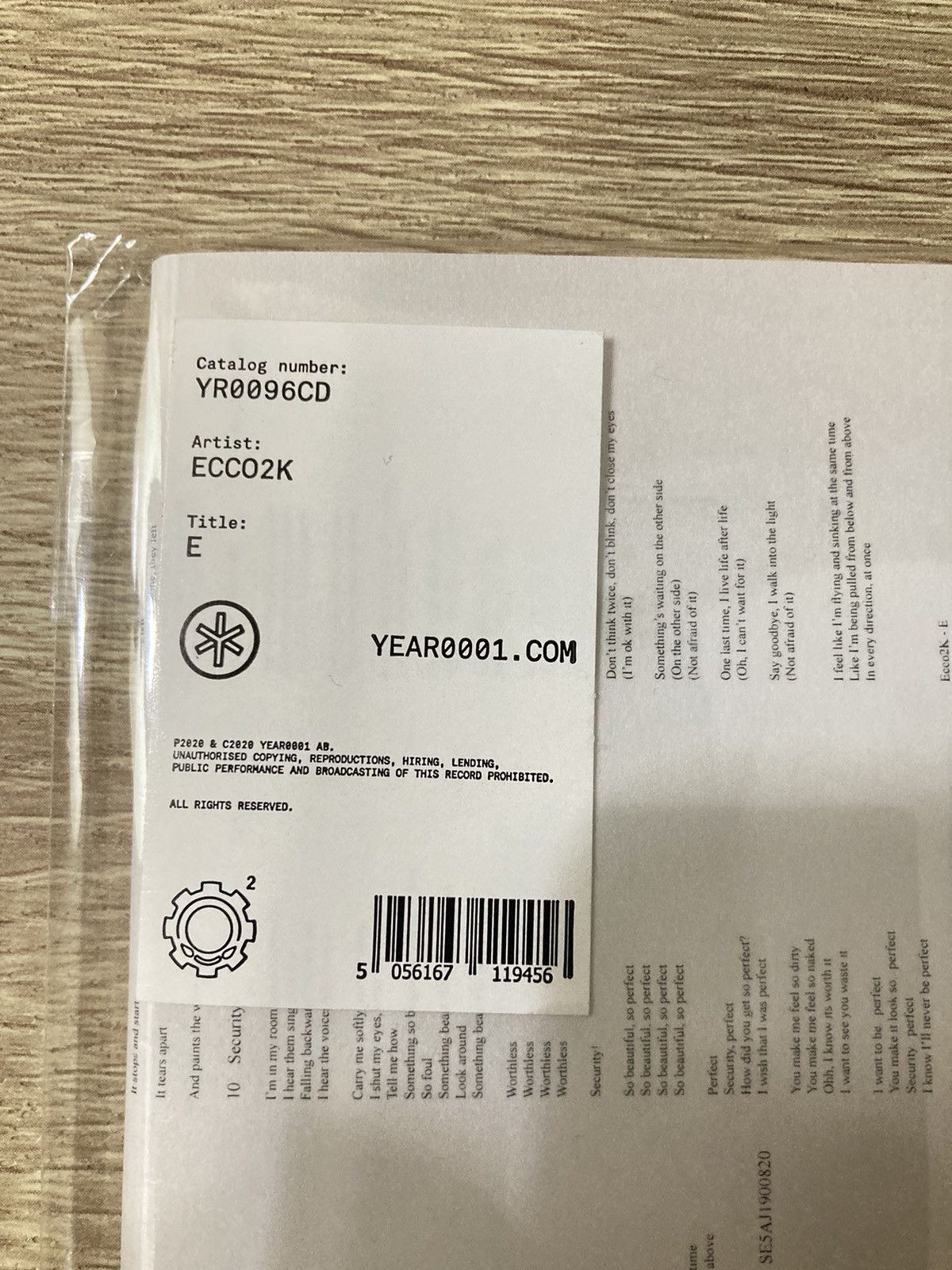 Drain Gang Ecco2k E CD 2nd Burn | Grailed