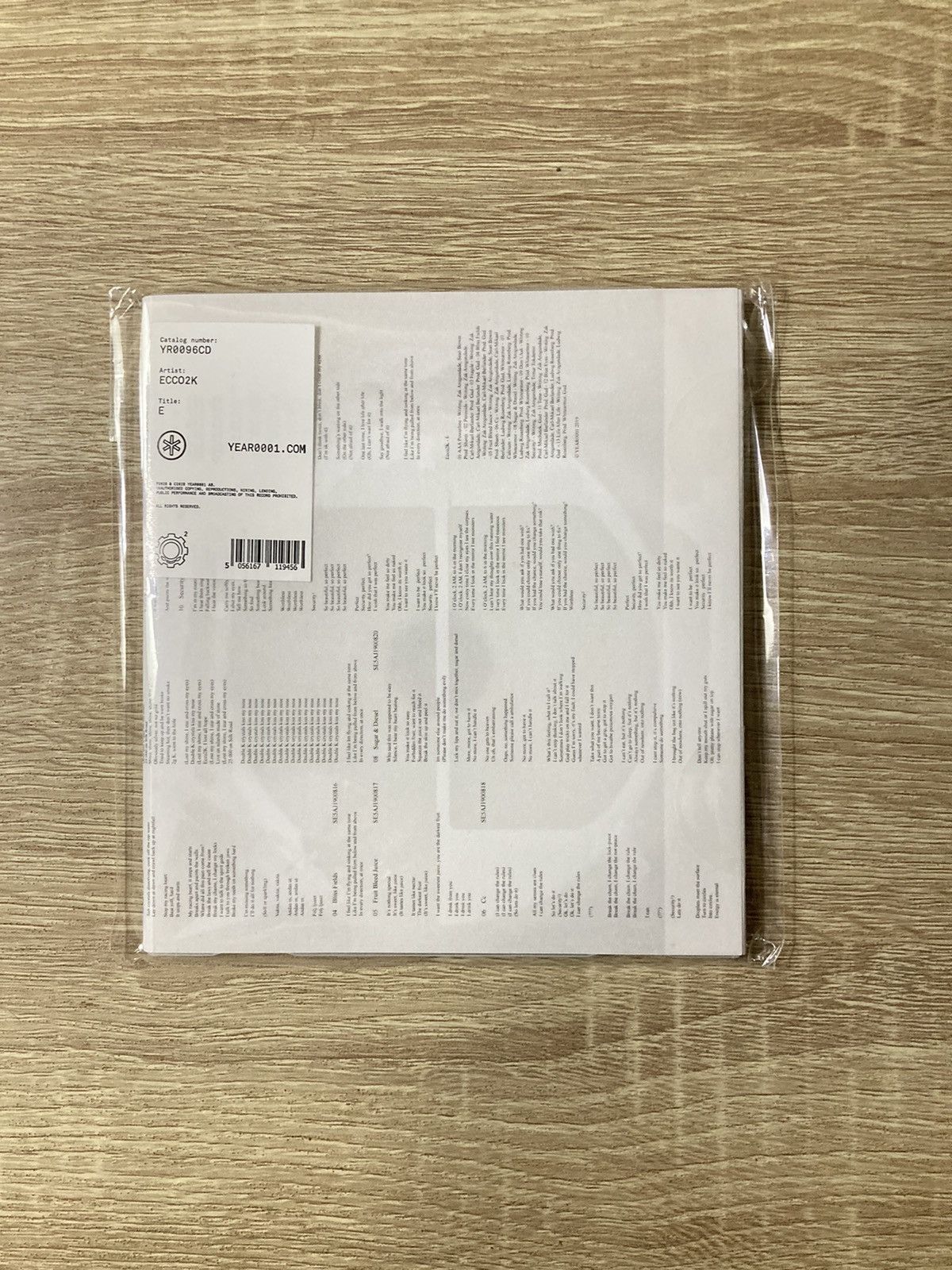 Drain Gang Ecco2k E CD 2nd Burn | Grailed