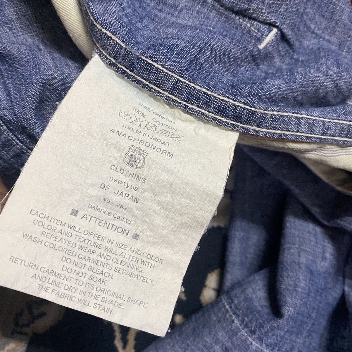 ANACHRONORM Anachronorm Lightweight Denim Work Pants Size US 33 - 18 Thumbnail
