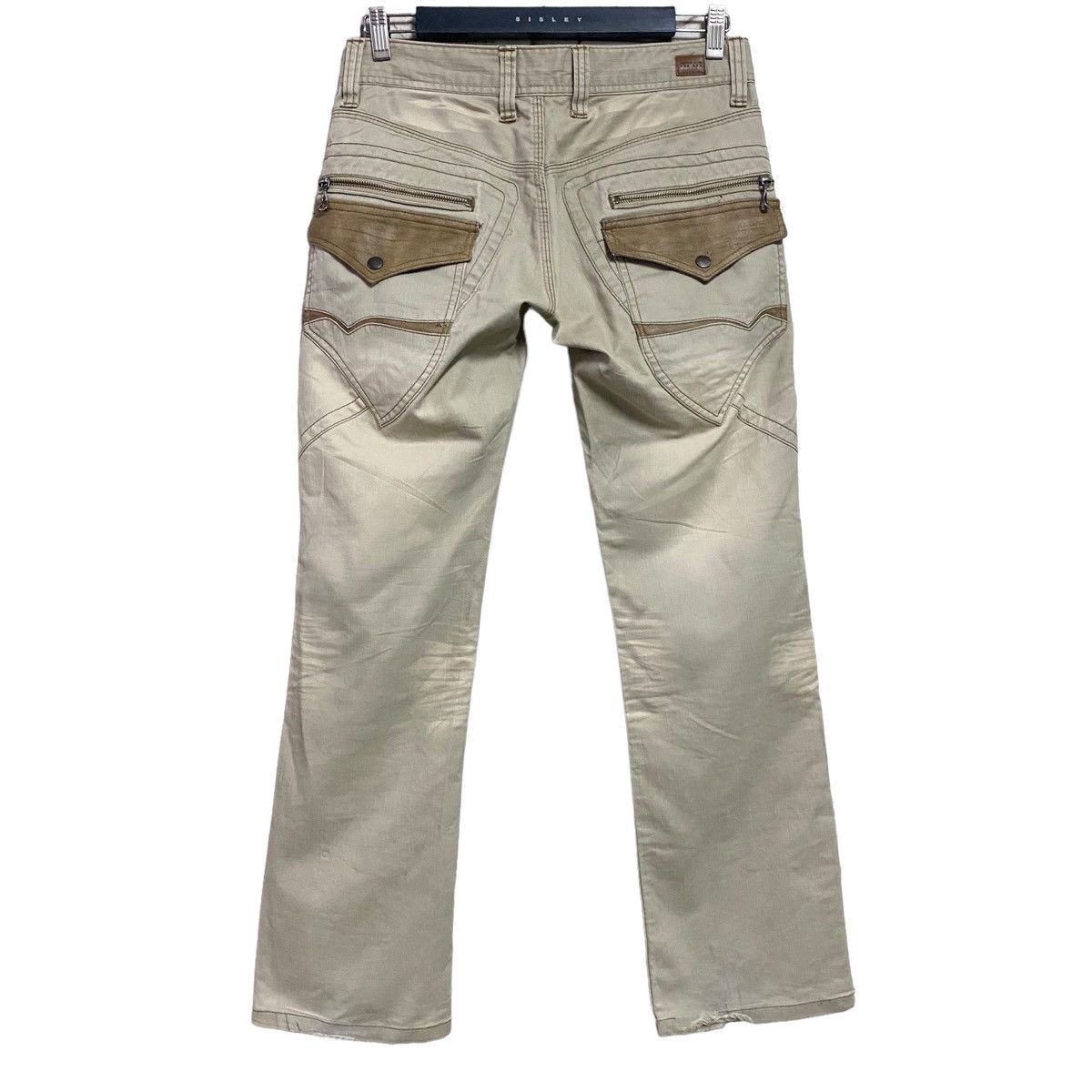 Japanese Brand Nicole Club For Men Denim Flare Multipocket Pants Stretch Size US 30 / EU 46 - 3 Thumbnail