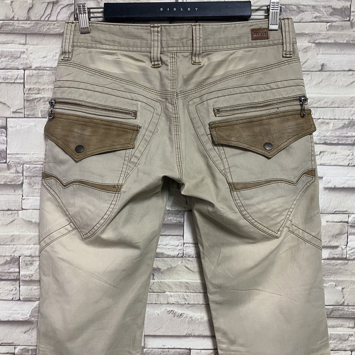 Japanese Brand Nicole Club For Men Denim Flare Multipocket Pants Stretch Size US 30 / EU 46 - 9 Thumbnail