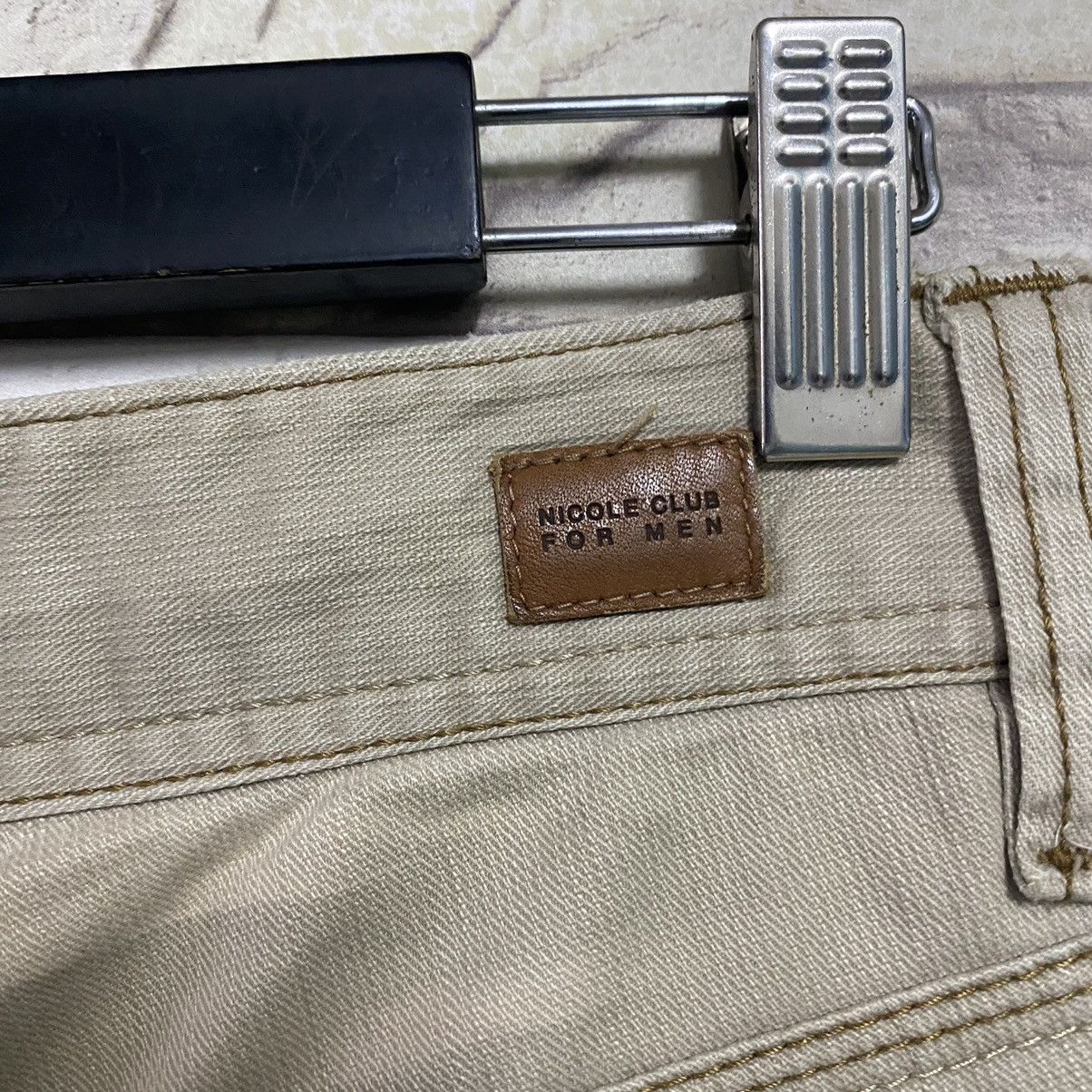 Japanese Brand Nicole Club For Men Denim Flare Multipocket Pants Stretch Size US 30 / EU 46 - 15 Thumbnail