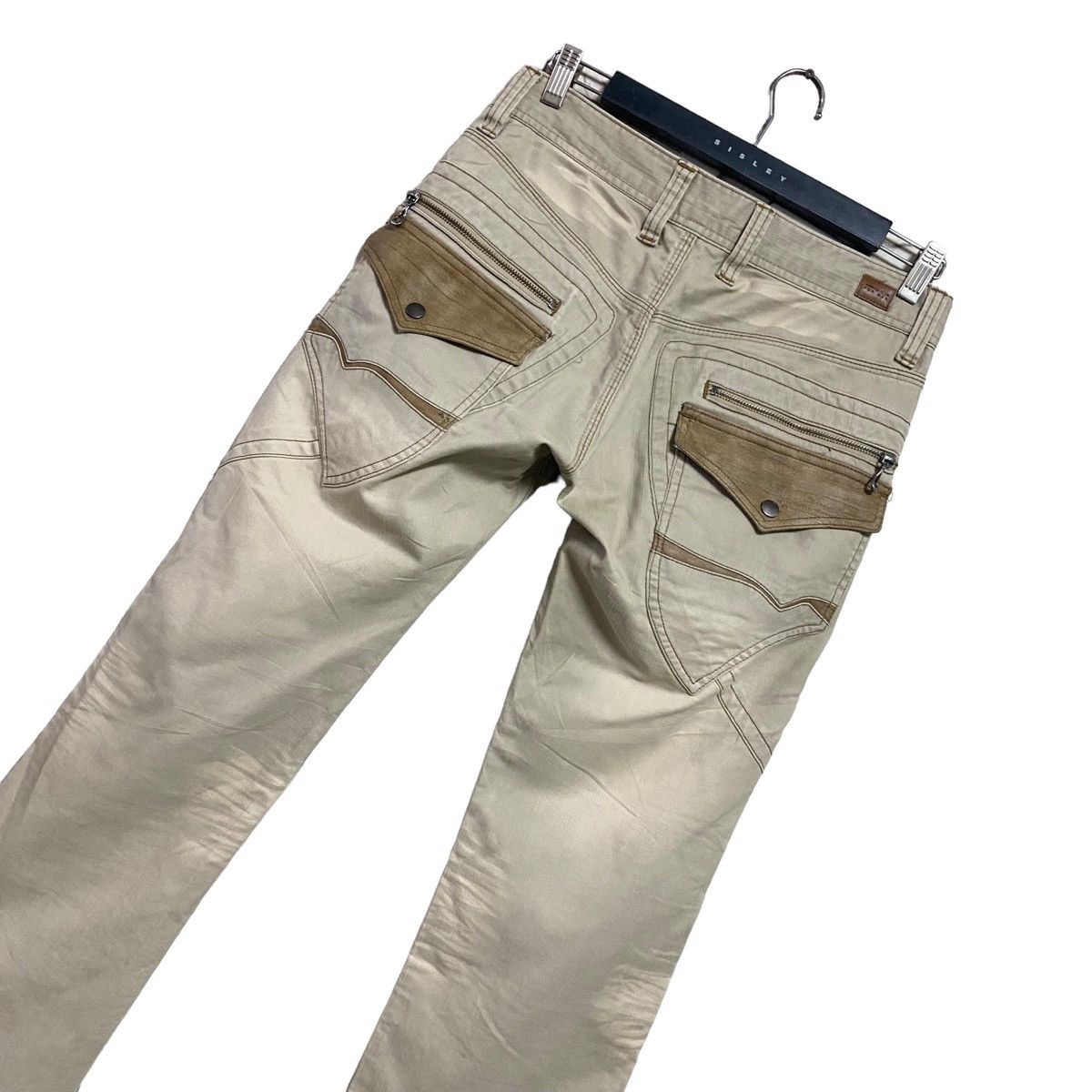 Japanese Brand Nicole Club For Men Denim Flare Multipocket Pants Stretch Size US 30 / EU 46 - 1 Thumbnail