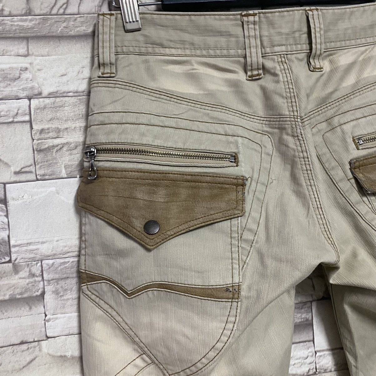 Japanese Brand Nicole Club For Men Denim Flare Multipocket Pants Stretch Size US 30 / EU 46 - 13 Thumbnail