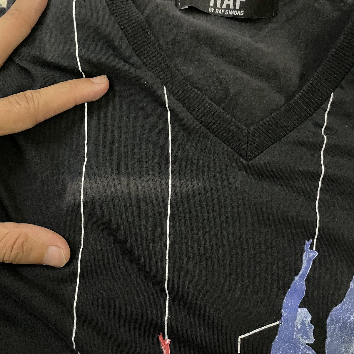 Raf Simons × Raf by Raf Simons 💥Raf by Raf Simons Hangging Man Graphic T-shirt Vneck Size US XS / EU 42 / 0 - 6 Thumbnail