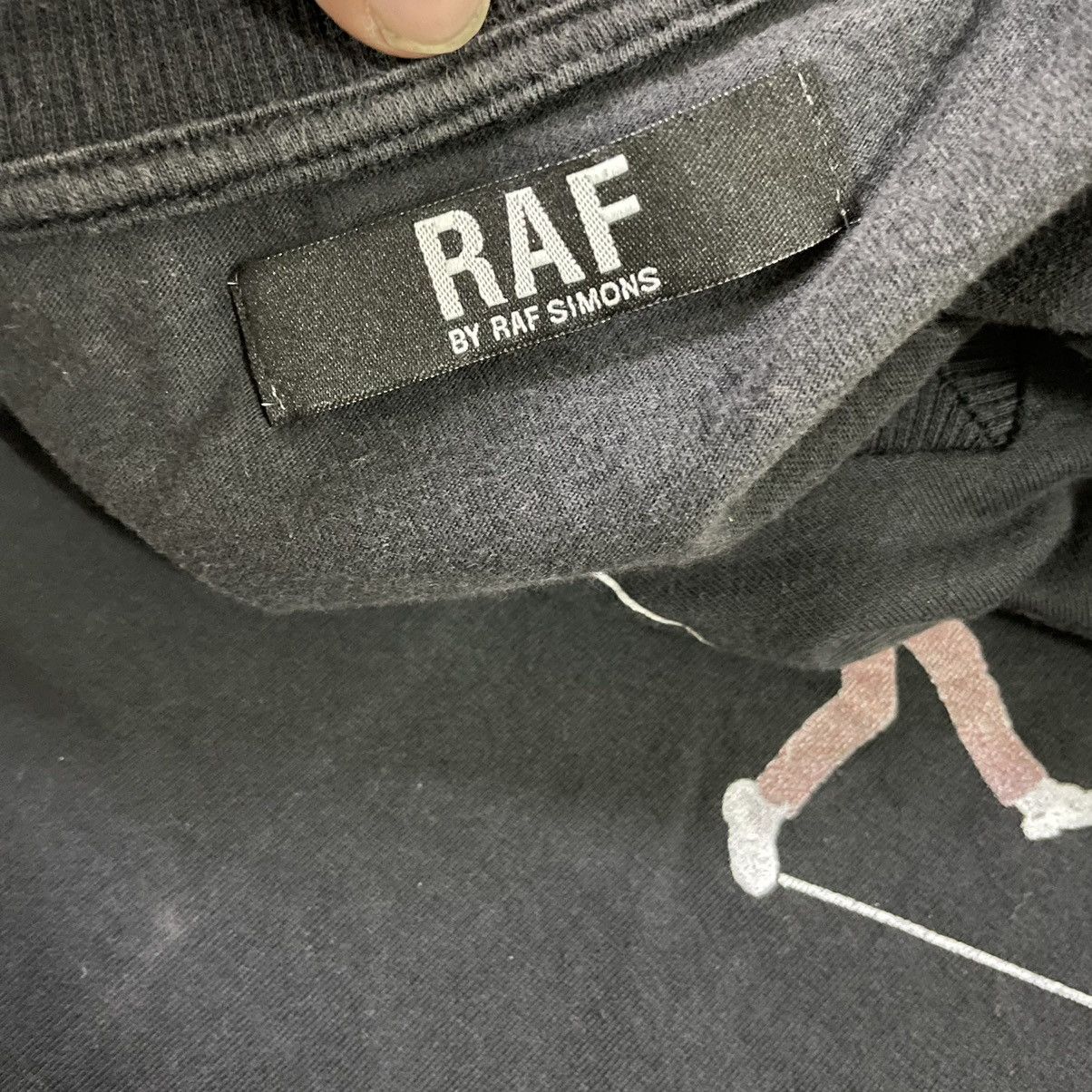 Raf Simons × Raf by Raf Simons 💥Raf by Raf Simons Hangging Man Graphic T-shirt Vneck Size US XS / EU 42 / 0 - 8 Thumbnail