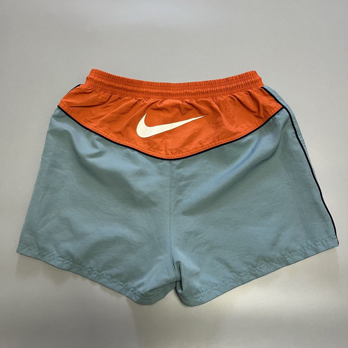Nike Nike Vintage y2k big logo swoosh shorts Size US 30 / EU 46 - 1 Thumbnail