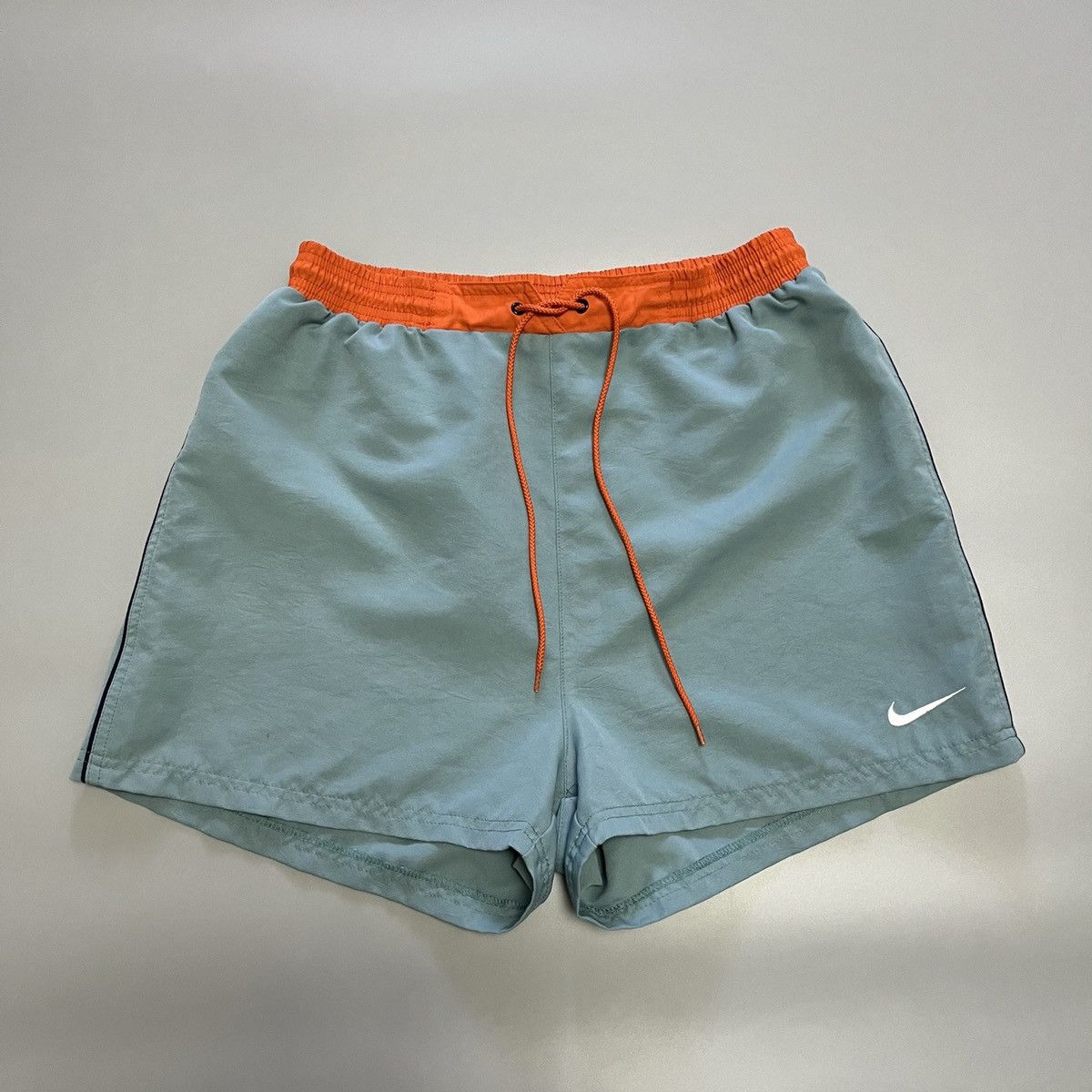 Nike Nike Vintage y2k big logo swoosh shorts Size US 30 / EU 46 - 2 Thumbnail