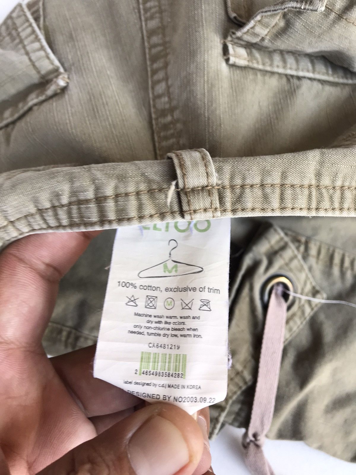 Japanese Brand Eltoo Multipocket Cargo Pants Streetwear Fashion (Women) Size 27" / US 4 / IT 40 - 3 Thumbnail