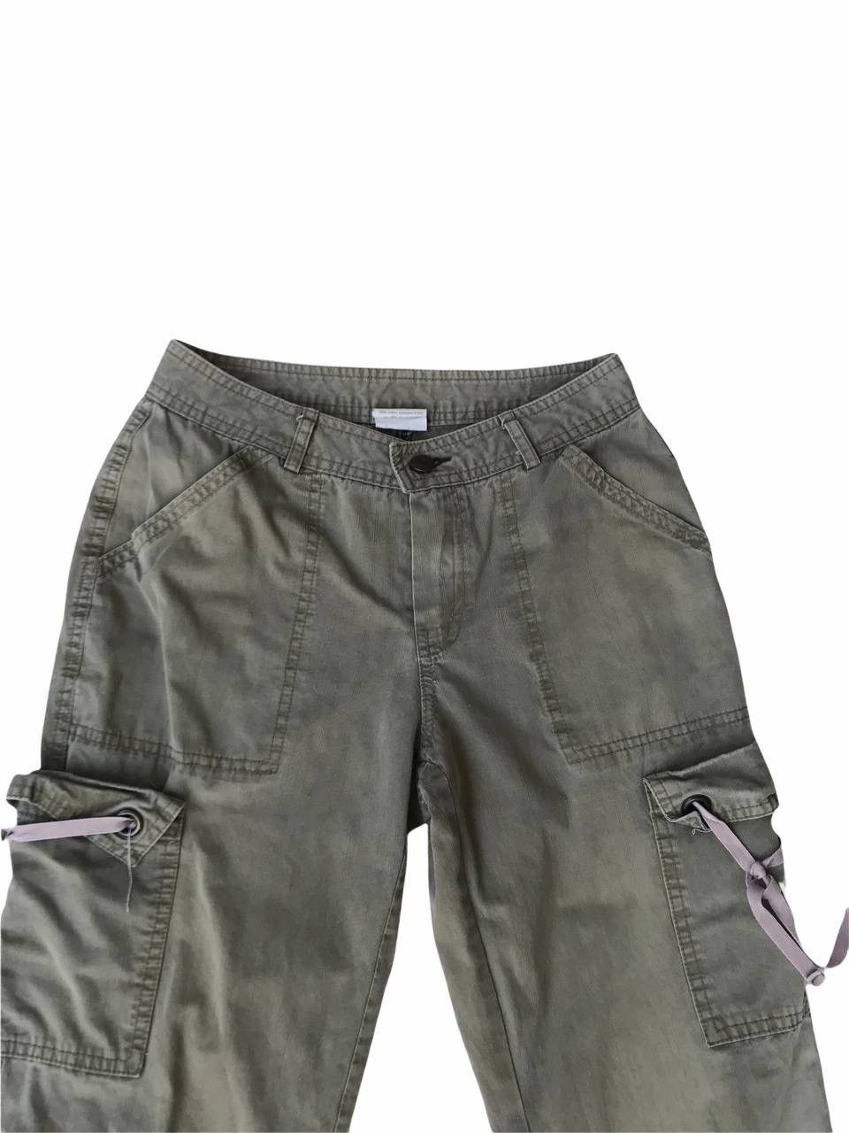 Japanese Brand Eltoo Multipocket Cargo Pants Streetwear Fashion (Women) Size 27" / US 4 / IT 40 - 2 Thumbnail