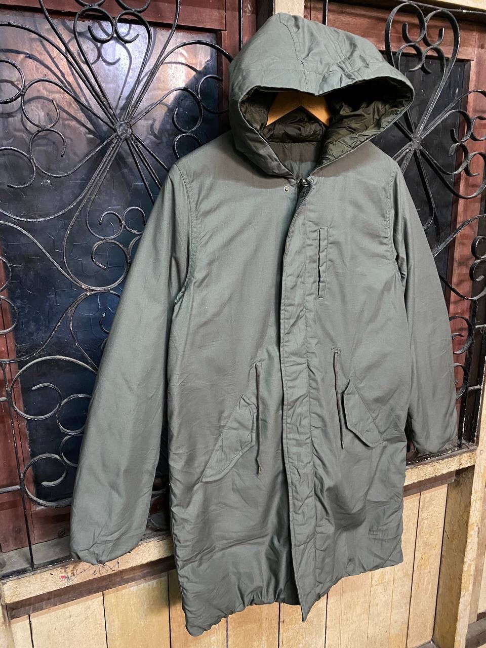 Japanese Brand EARTH MUSIC & ECOLOGY HOODED PARKA JACKET Size US M / EU 48-50 / 2 - 4 Thumbnail
