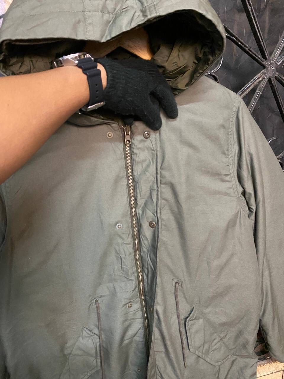 Japanese Brand EARTH MUSIC & ECOLOGY HOODED PARKA JACKET Size US M / EU 48-50 / 2 - 9 Thumbnail