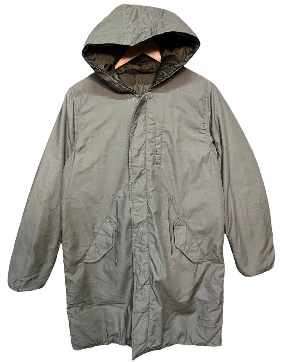 Japanese Brand EARTH MUSIC & ECOLOGY HOODED PARKA JACKET Size US M / EU 48-50 / 2 - 1 Thumbnail