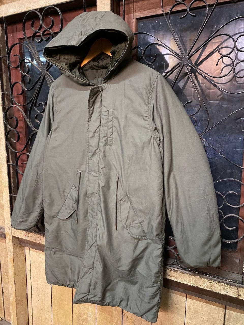 Japanese Brand EARTH MUSIC & ECOLOGY HOODED PARKA JACKET Size US M / EU 48-50 / 2 - 5 Thumbnail