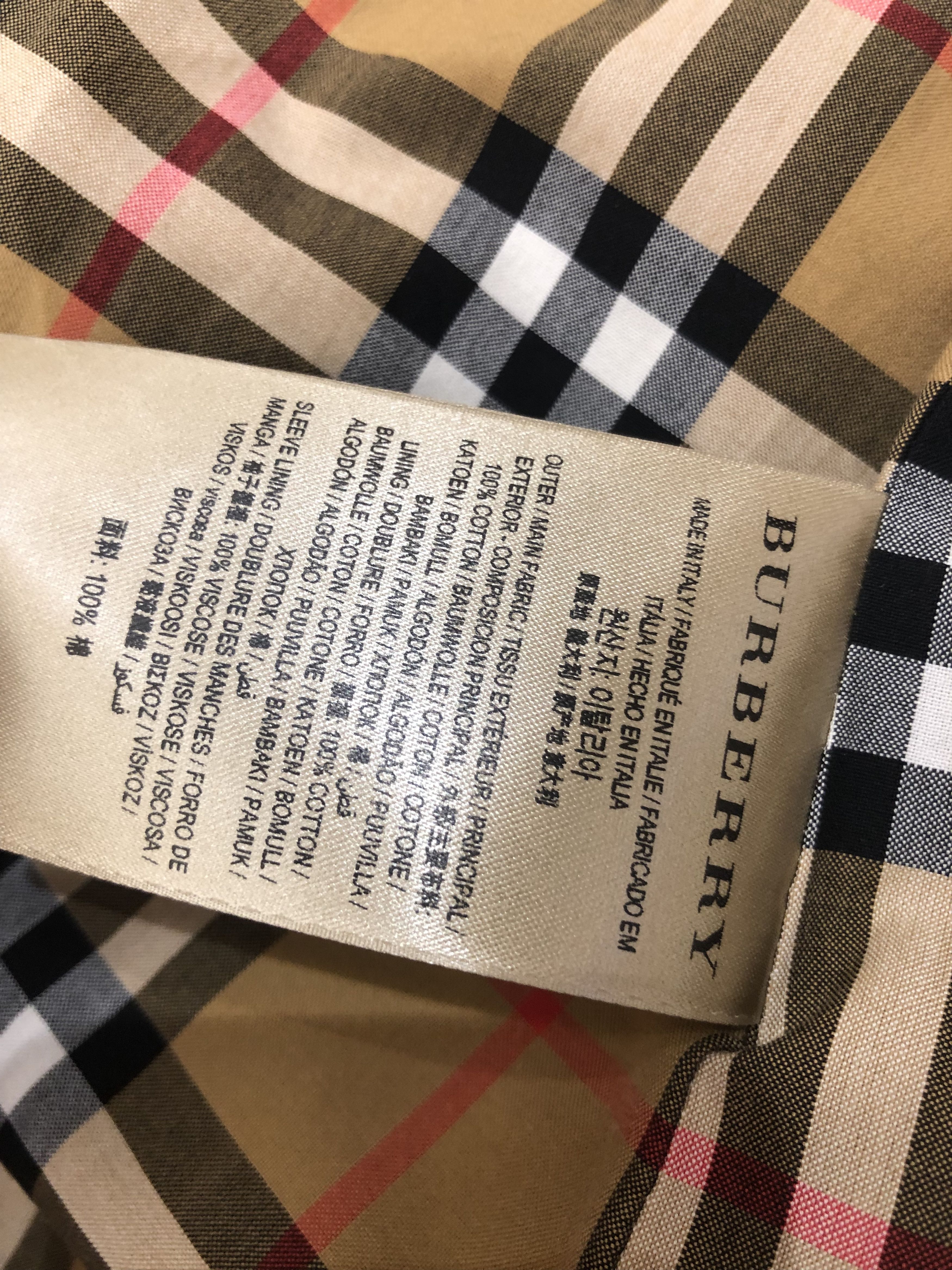 未使用品 BURBERRY バーバリー アスコットタイ ネイビー