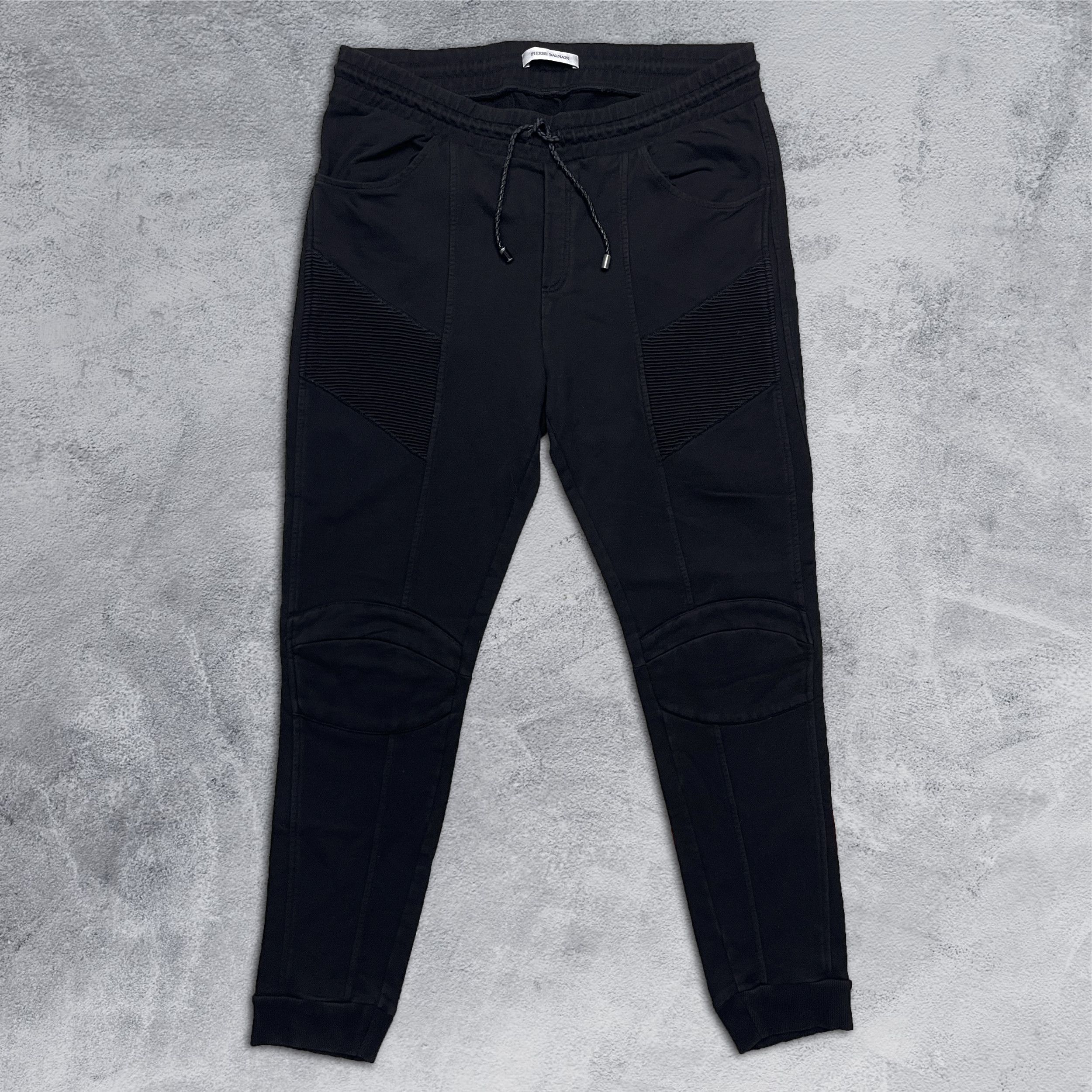 Pierre Balmain Pierre Balmain Biker Sweatpants Size US 32 / EU 48 - 1 Thumbnail