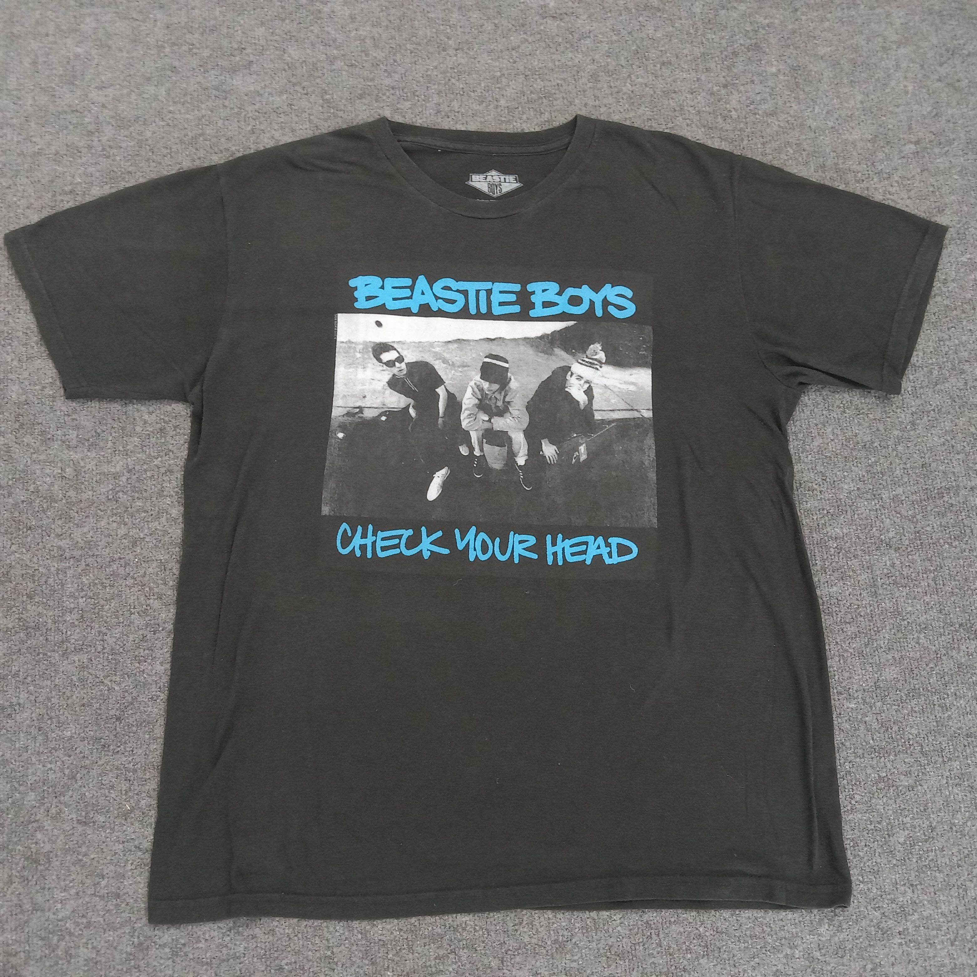 Rap Tees × Vintage BEASTIE BOYS American Rapper Group Line Up T-Shirt Size US L / EU 52-54 / 3 - 1 Thumbnail