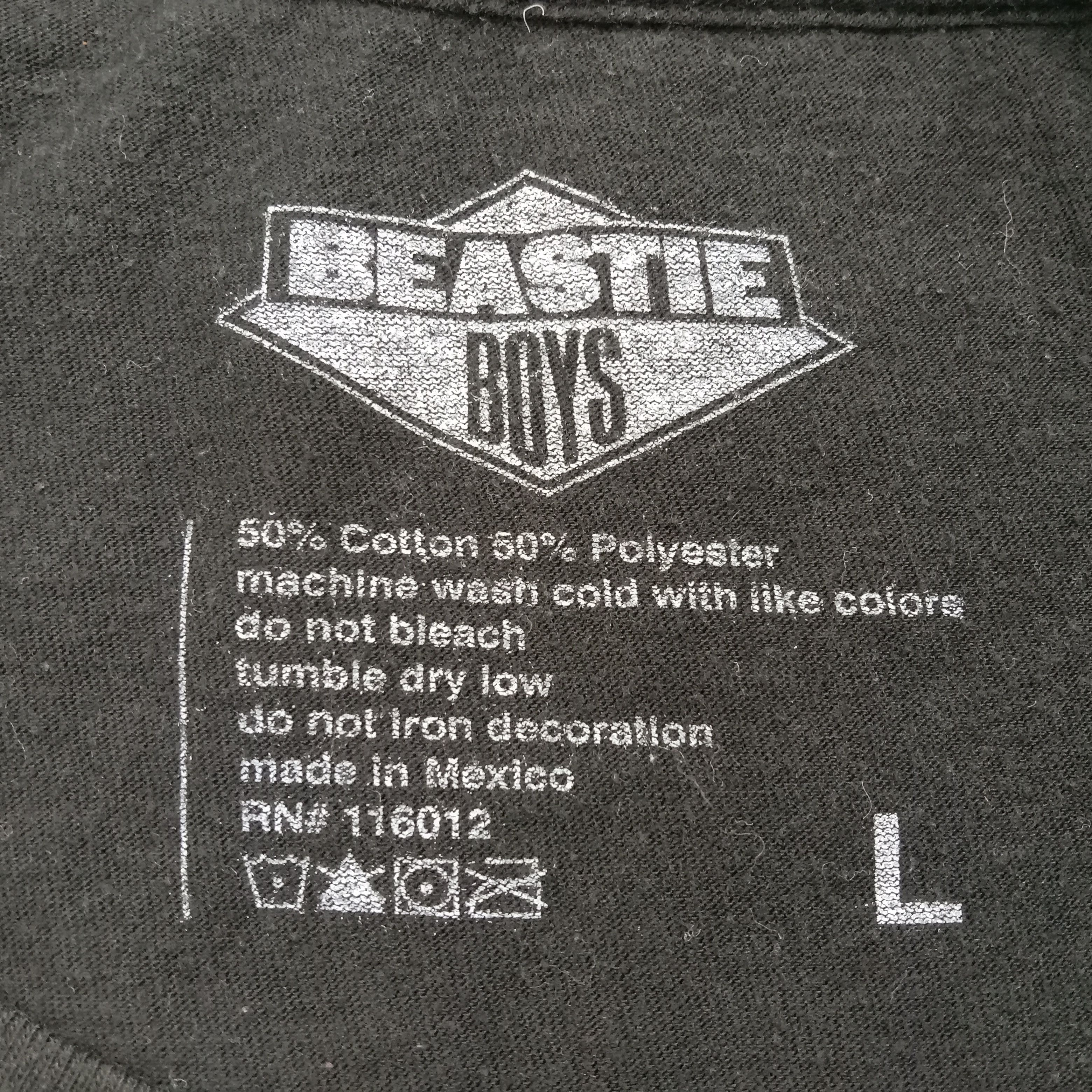 Rap Tees × Vintage BEASTIE BOYS American Rapper Group Line Up T-Shirt Size US L / EU 52-54 / 3 - 4 Thumbnail