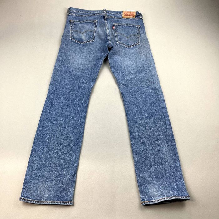 Levi's Levis 501 Jeans Mens 32x32 Blue Denim Original Straight Leg ...