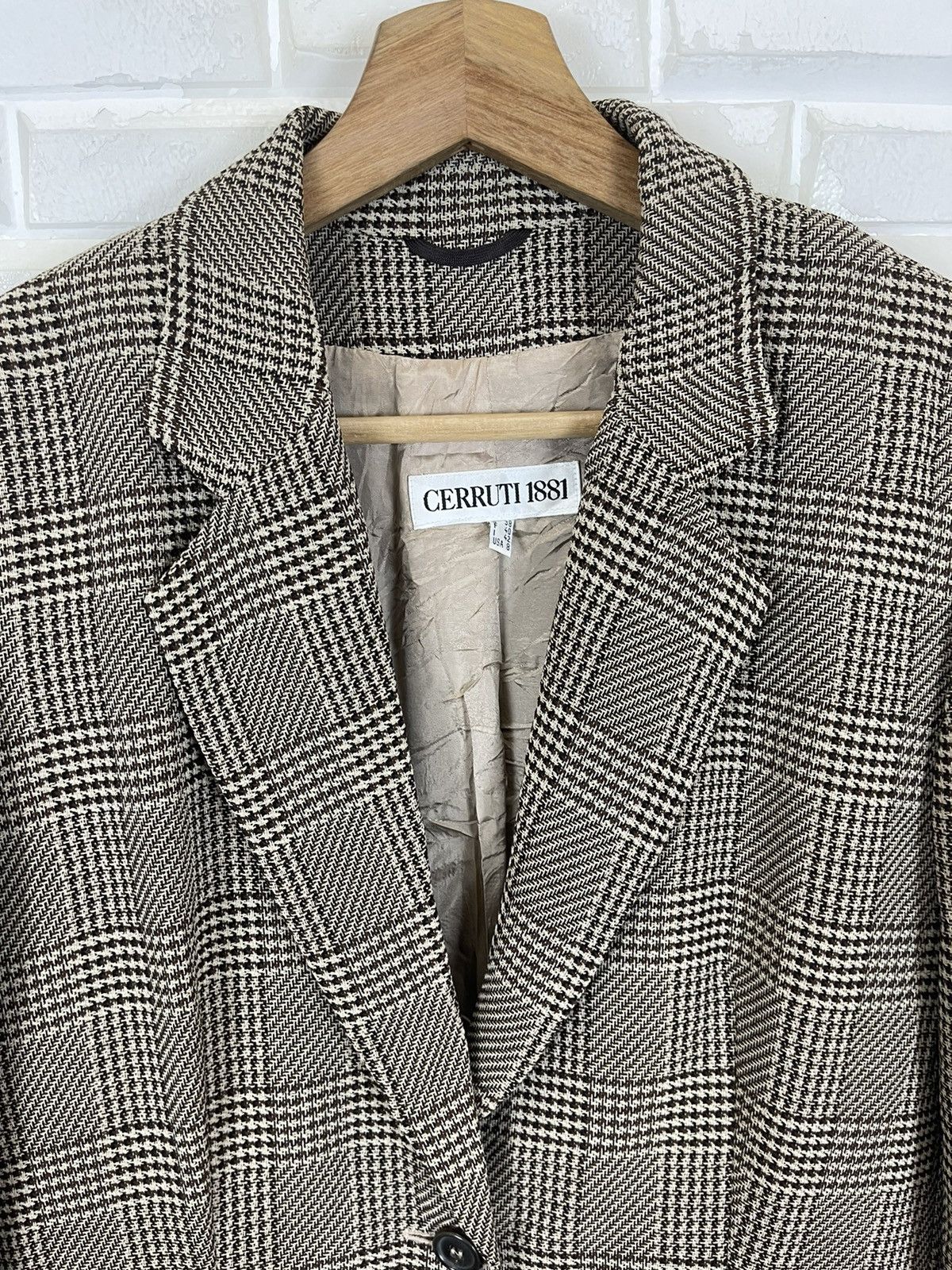 Cerruti 1881 Vintage CERUTTI 1881 Hiundstooth Double breast Jacket Size US L / EU 52-54 / 3 - 4 Thumbnail