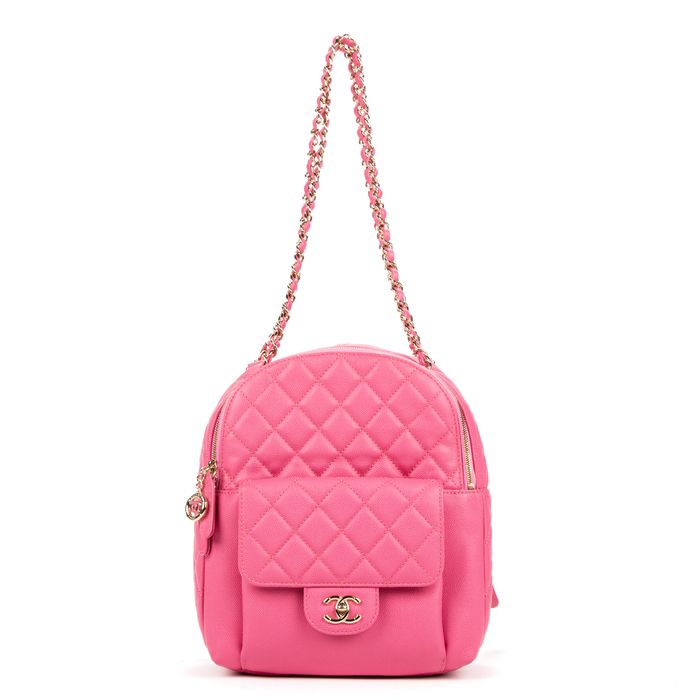 Chanel CC Day Backpack in Pink Caviar Quilted Leather Grailed