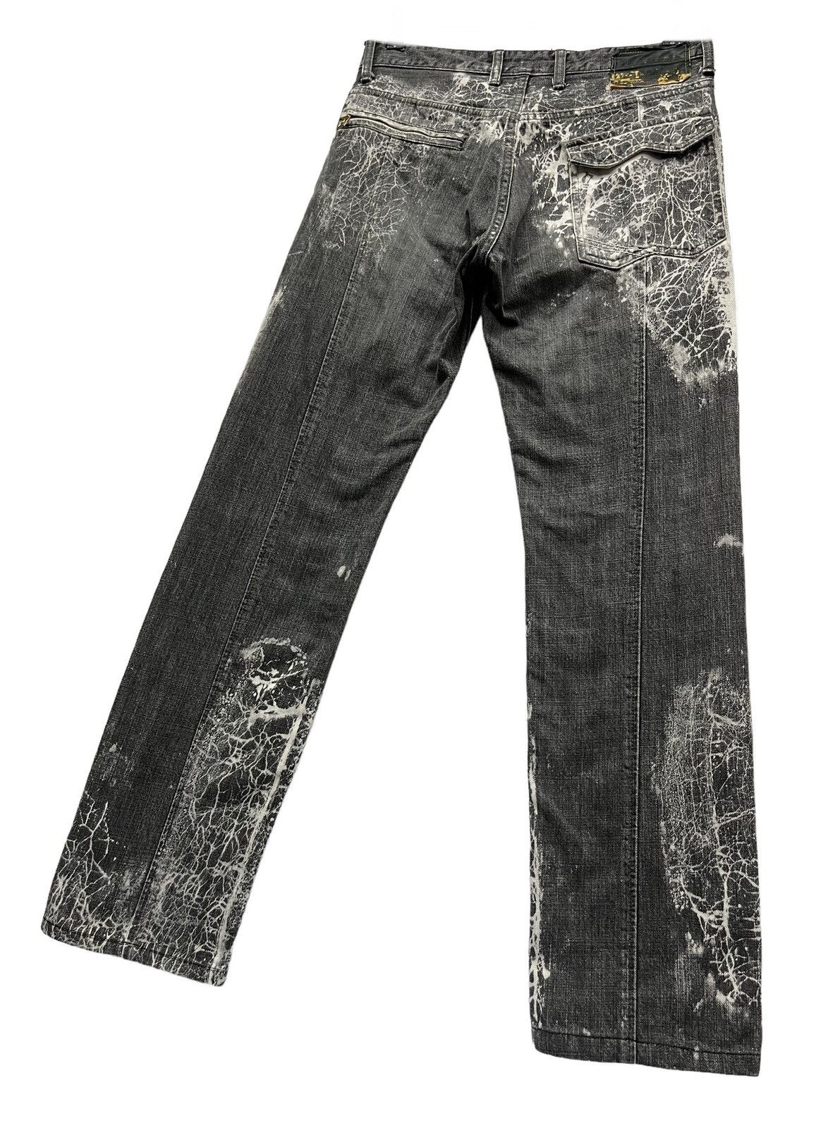 Art Comes First 🔥DOPE🔥Vtg WESTBORNE Acid Splash Design Denim Made In Japan Size US 30 / EU 46 - 11 Thumbnail