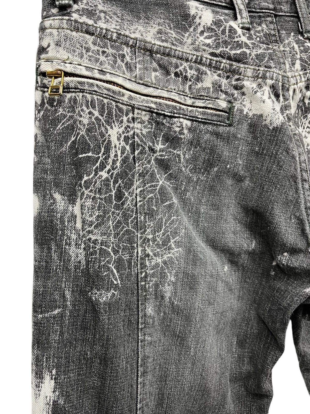 Art Comes First 🔥DOPE🔥Vtg WESTBORNE Acid Splash Design Denim Made In Japan Size US 30 / EU 46 - 14 Thumbnail