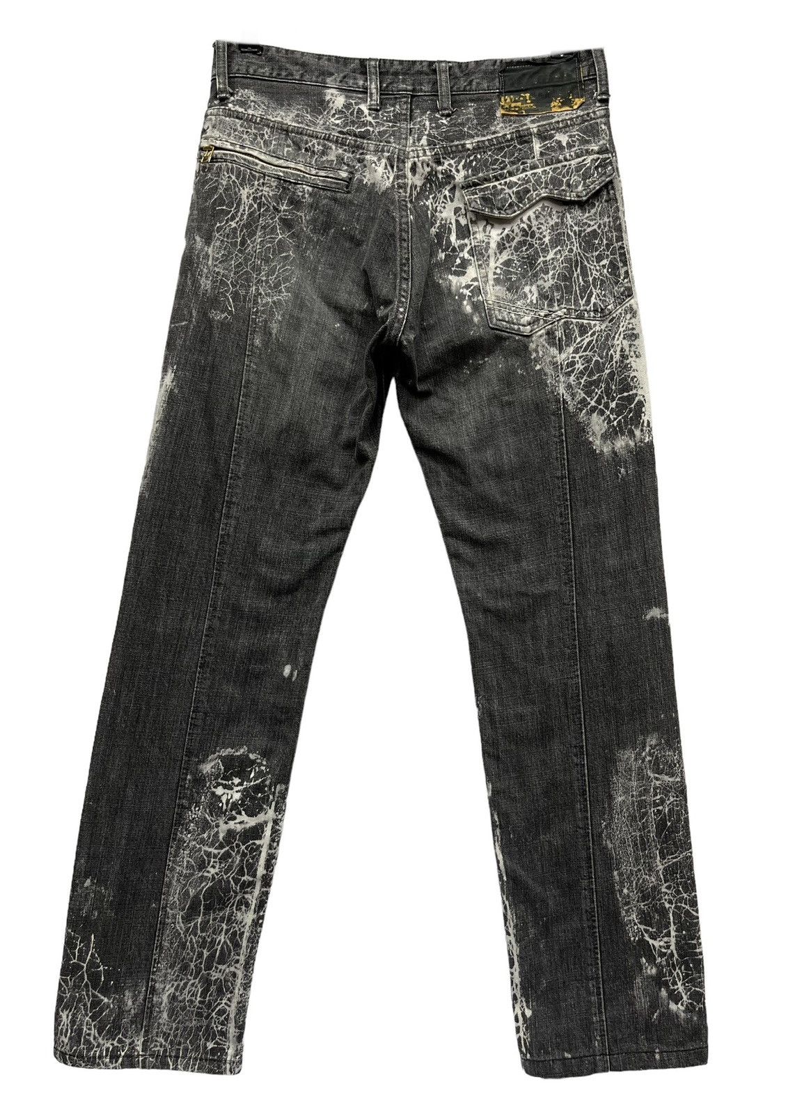 Art Comes First 🔥DOPE🔥Vtg WESTBORNE Acid Splash Design Denim Made In Japan Size US 30 / EU 46 - 10 Thumbnail
