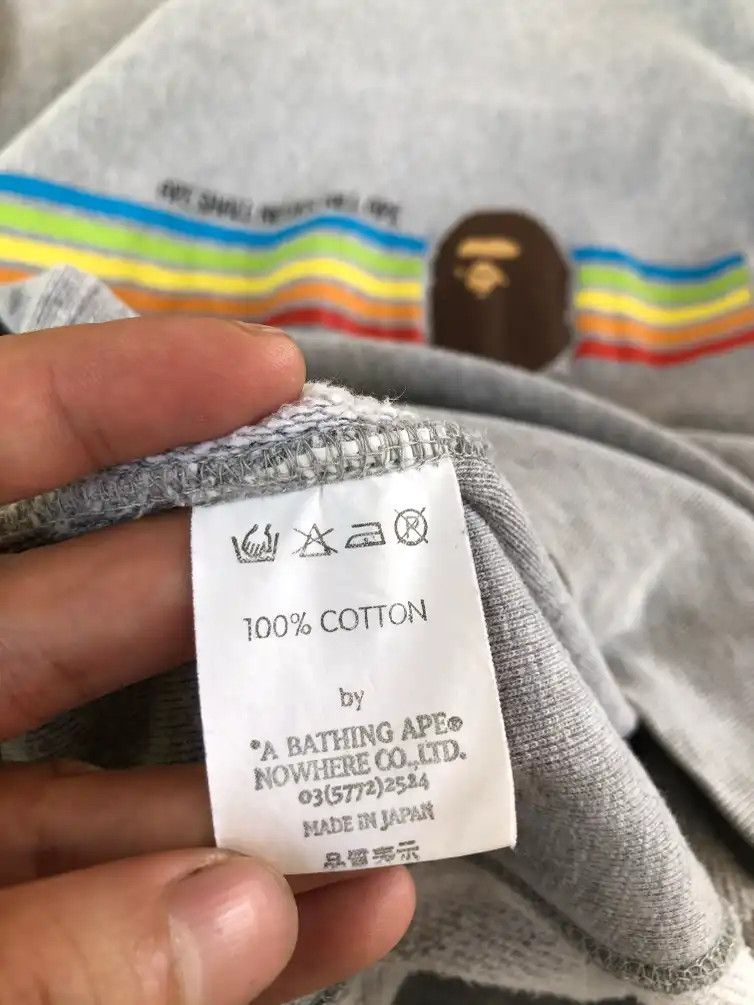 Bape VINTAGE Y2K BAPE APE SHALL NEVER KILL APE RAINBOW SWEATSHIRT Size US L / EU 52-54 / 3 - 9 Thumbnail