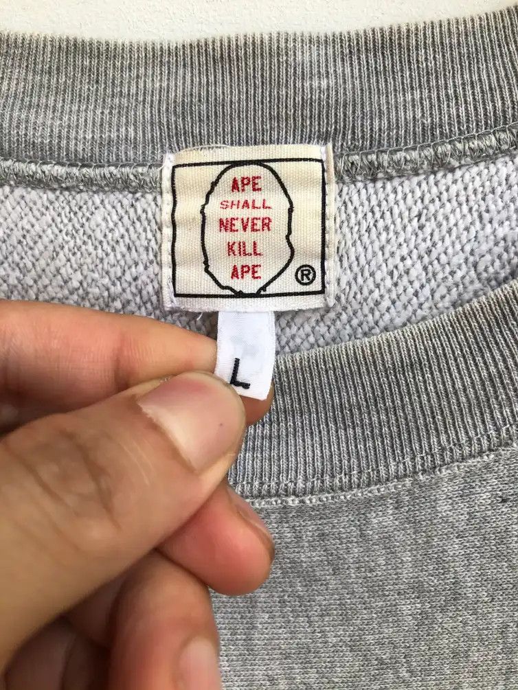 Bape VINTAGE Y2K BAPE APE SHALL NEVER KILL APE RAINBOW SWEATSHIRT Size US L / EU 52-54 / 3 - 7 Thumbnail