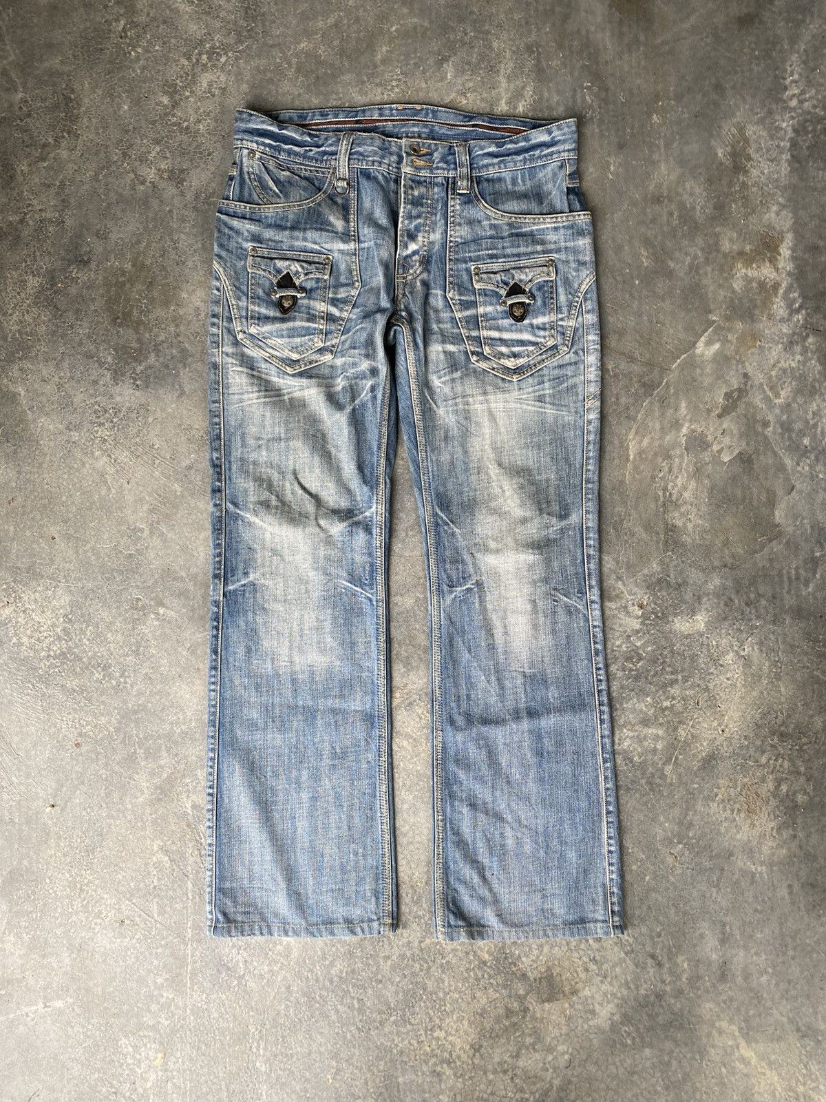 Tornado Mart NICOLE FOR MEN Japan Cross bush wash pants Size US 34 / EU 50 - 3 Thumbnail