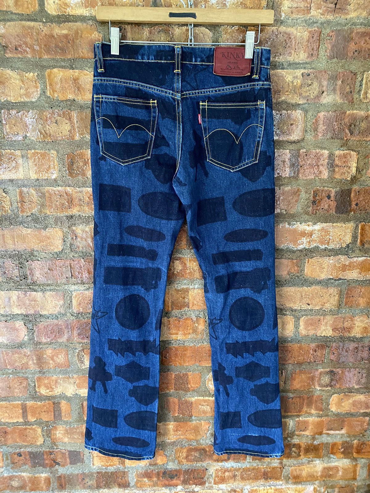 Hysteric Glamour 90s HG Black all logo denim Size 28" / US 6 / IT 42 - 10 Thumbnail