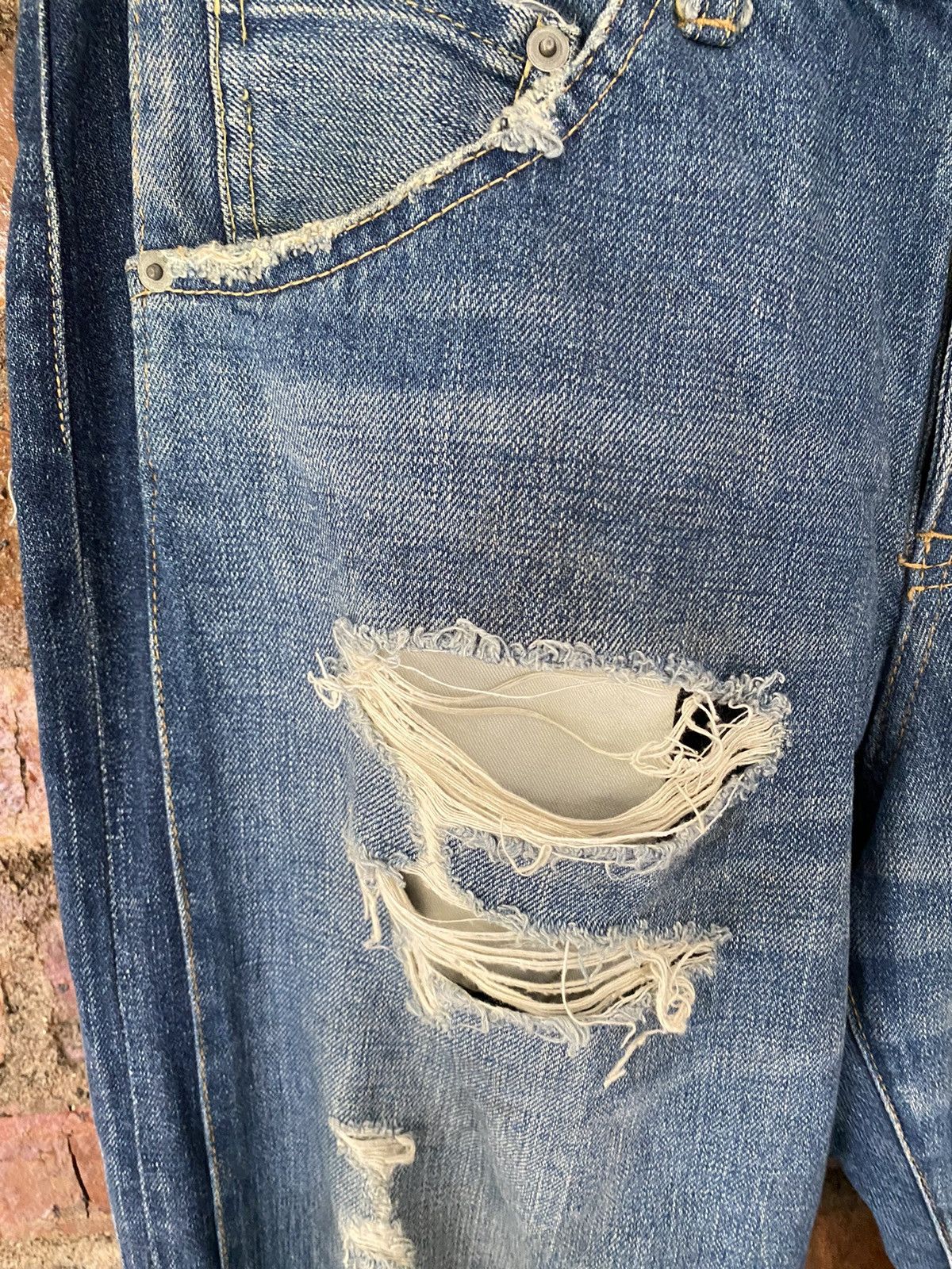 WHIZ LIMITED 90s Whiz Limited REBUILD Double waist Double denim Size US 33 - 10 Thumbnail